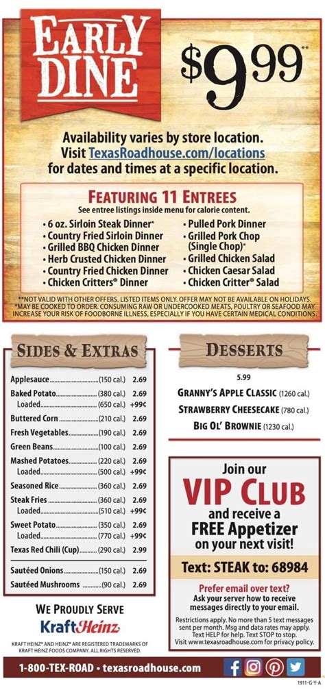 abilene texas roadhouse|Online Menu of Texas Roadhouse, Abilene, TX